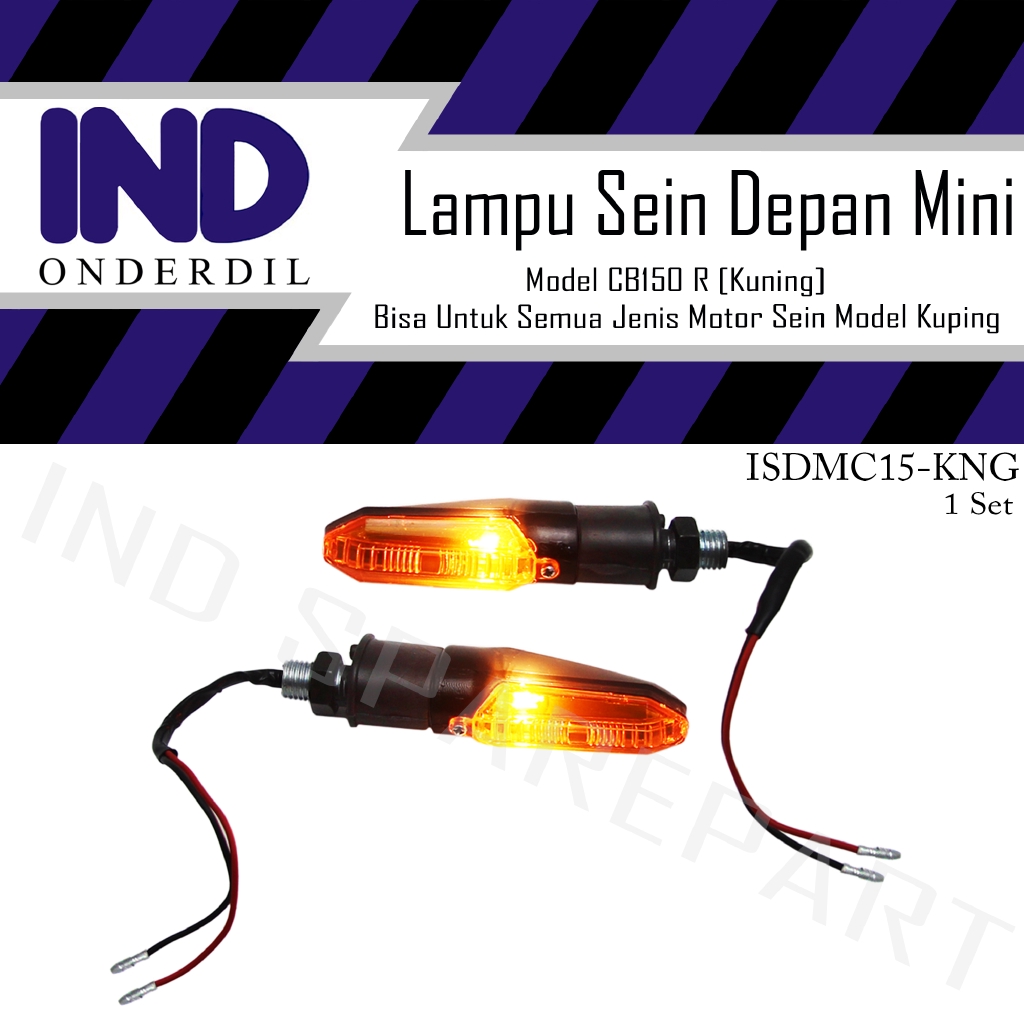 Lampu Sen-Sein Ritting-Riting-Reting Depan-Belakang Mini Kuning Model CB 150R-150 R Universal