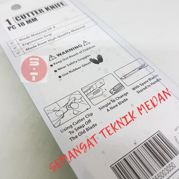 

Sale Pisau Cutter Knife 18Mm Tekiro Smtt1 Murah