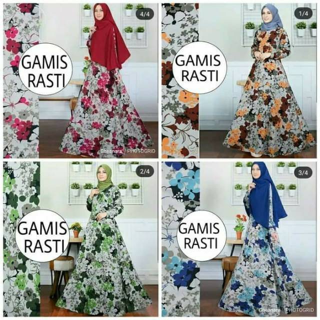 Gamis Monalisa Rasti Busui Resleting Depan Gamis Syari Rasti Monalisa-7