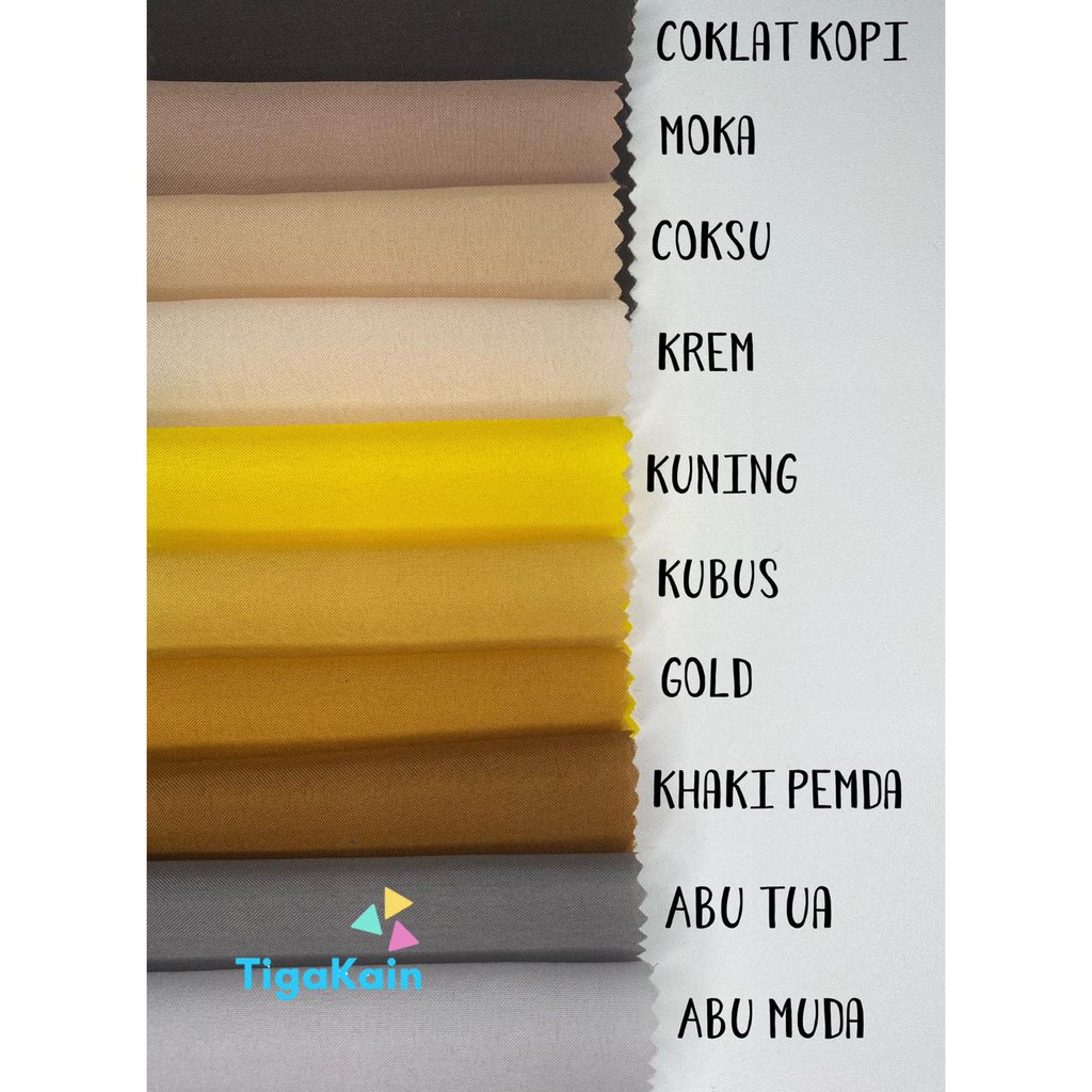 1 meter Kain Furing Asahi / Bahan Puring