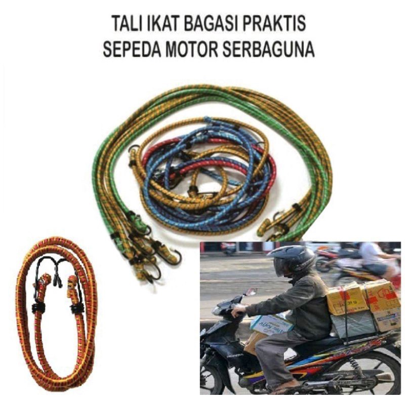 Tali Karet Pengikat Bagasi Barang Motor Multifungsi 100 cm