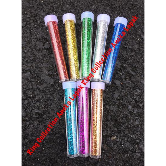 

ITERBATASl Bubuk Glitter 8 Warna / Glitter 8 w