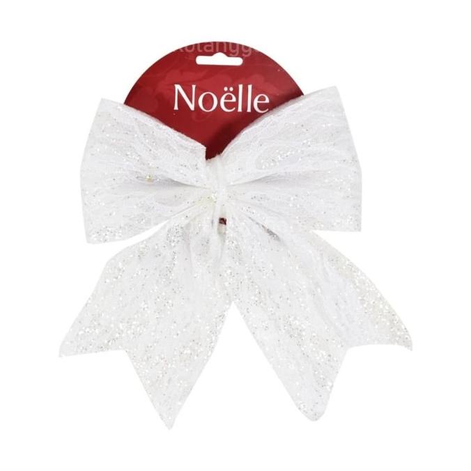 

Sale!!! Noelle Dekorasi Pita Natal Glitter Lace 24 Cm - Putih - Paling Diminati