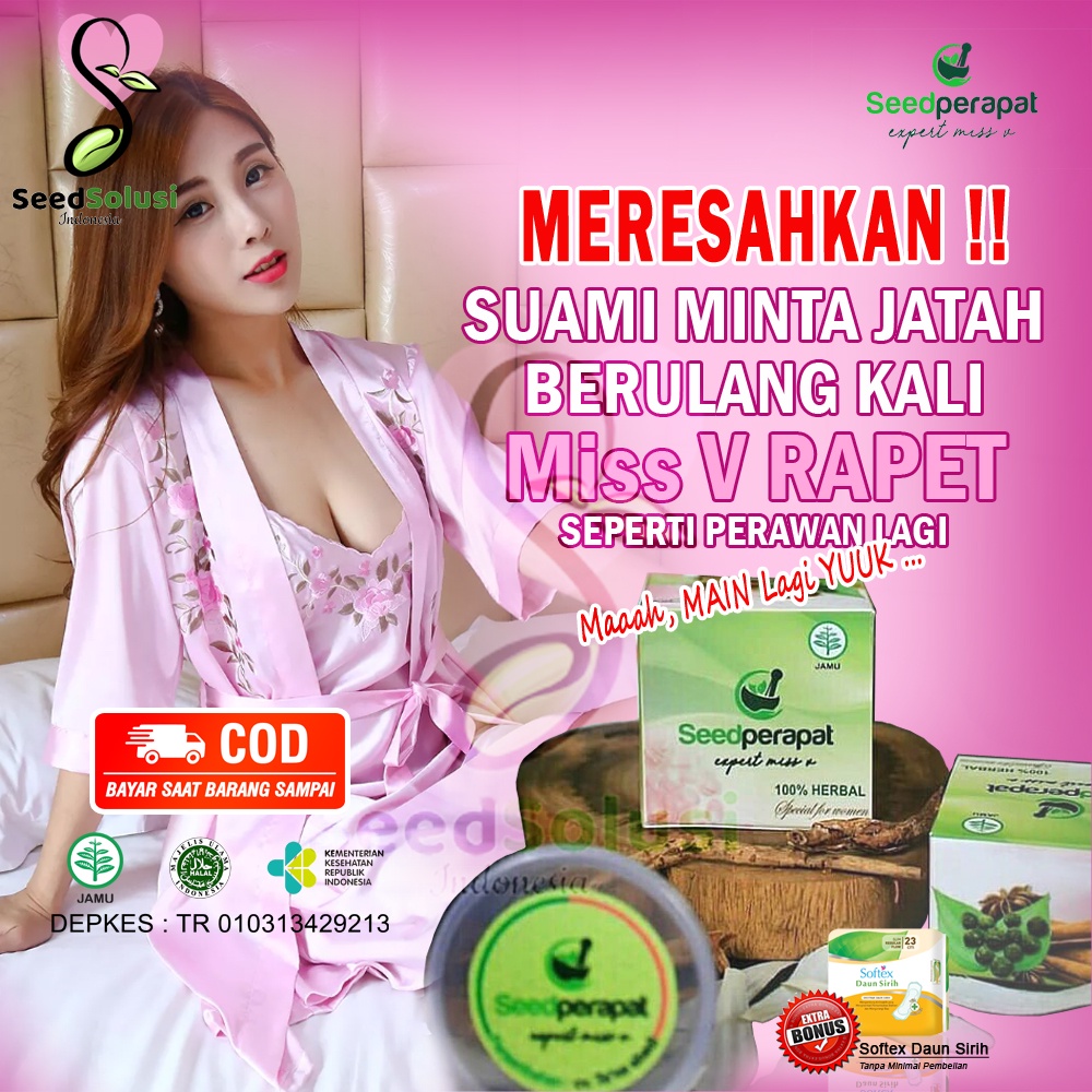 (Original) Seed Perapat Perapet Rapet Miss V Vagina Permanen Obat Keputihan Yang Paling Ampuh Jamu