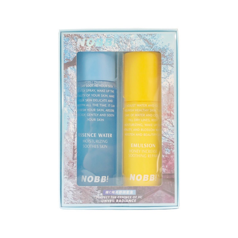 [BPOM] 100 % Original NOBB！Vitamin C Brightening Moisturizing Facial Serum Toner +Vitamin C Facial Serum Lotion