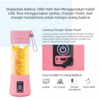 Portable Blender 6 Mata Pisau