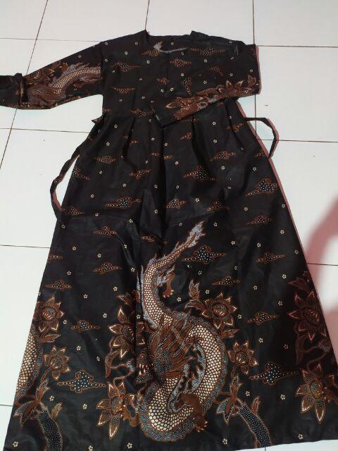 Termurah!! (ori & Busui) Gamis Batik Rempel Manggar, Padi,sekar,kubis, Meisya Style Syari - Kg075