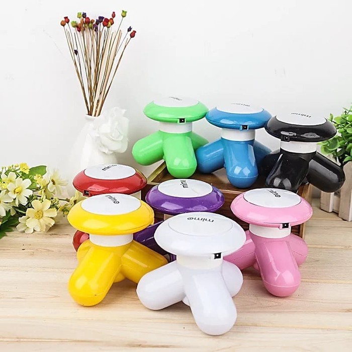 Alat Pijat Mimo Mini / Massager Elektrik usb Portable massage pijit leher punggung bahu kaki wajah