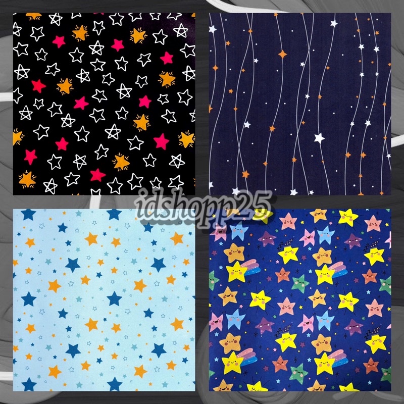 

KERTAS KADO SANSAN WAWA 1 LEMBAR BINTANG SOUVENIR KADO