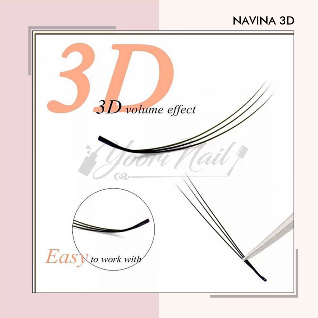 Navina eyelash false lash russian 2D 3D 4D bulumata palsu extension lash