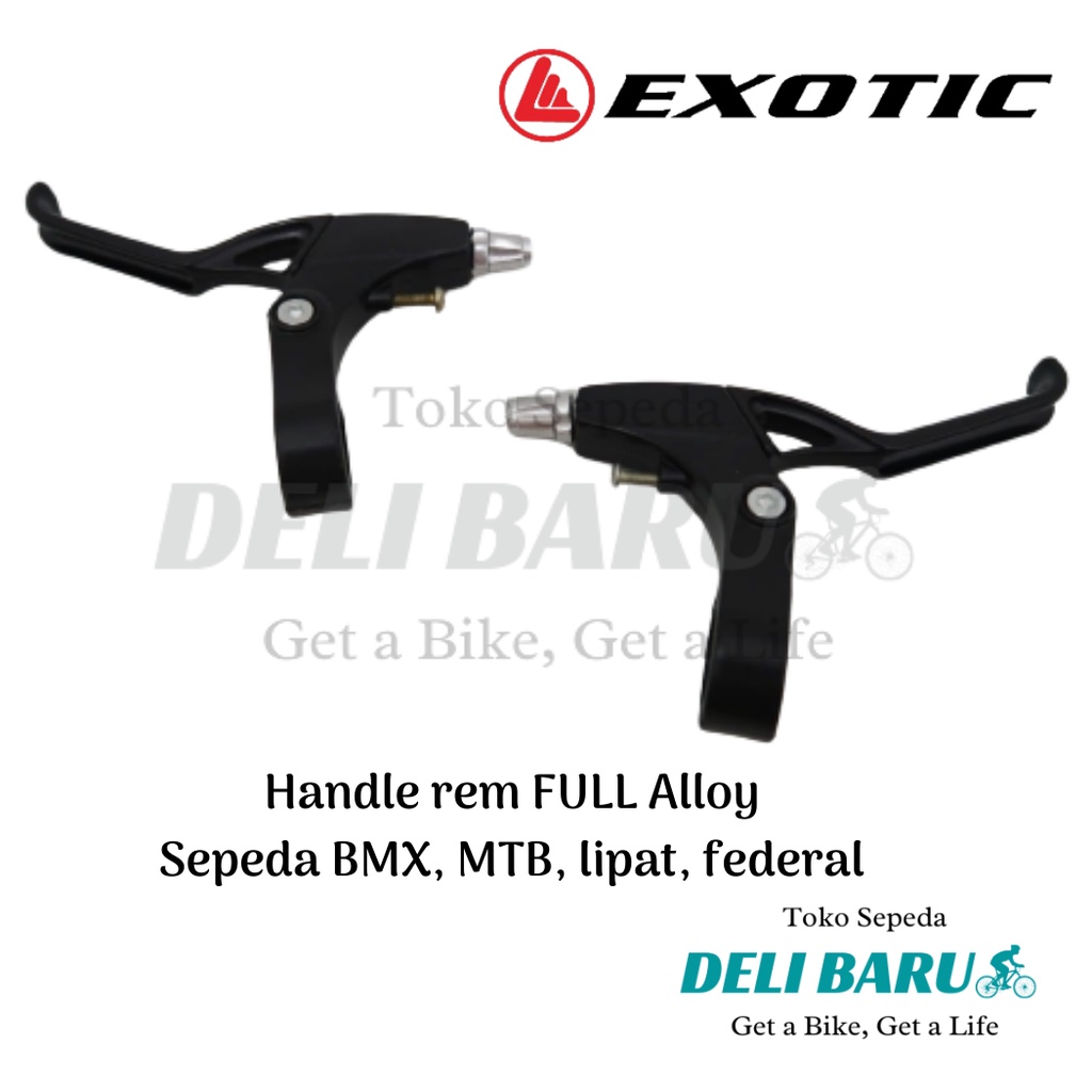 Exotic Handle Full Alloy handel rem sepeda BMX, MTB, lipat, federal, minion