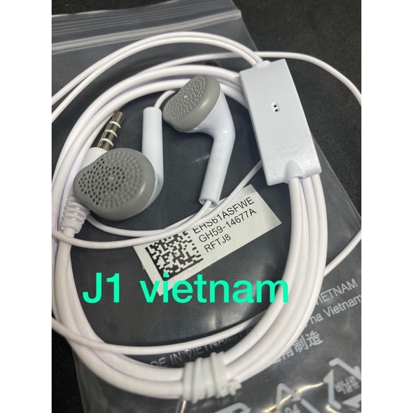 PROMO HANDSFREE SAMSUNG J1 ACE VIETNAM C550 EARPHONE ORIGINAL KABEL TEBAL SUARA BAGUS