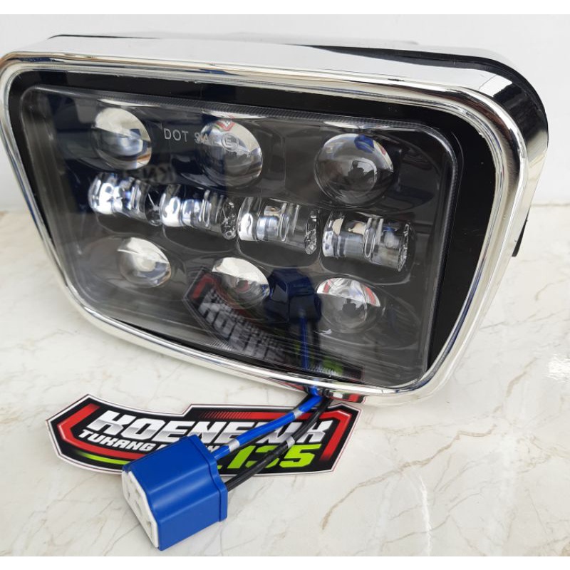 LAMPU DEPAN OVAL RX KING LED DYMAKER-1