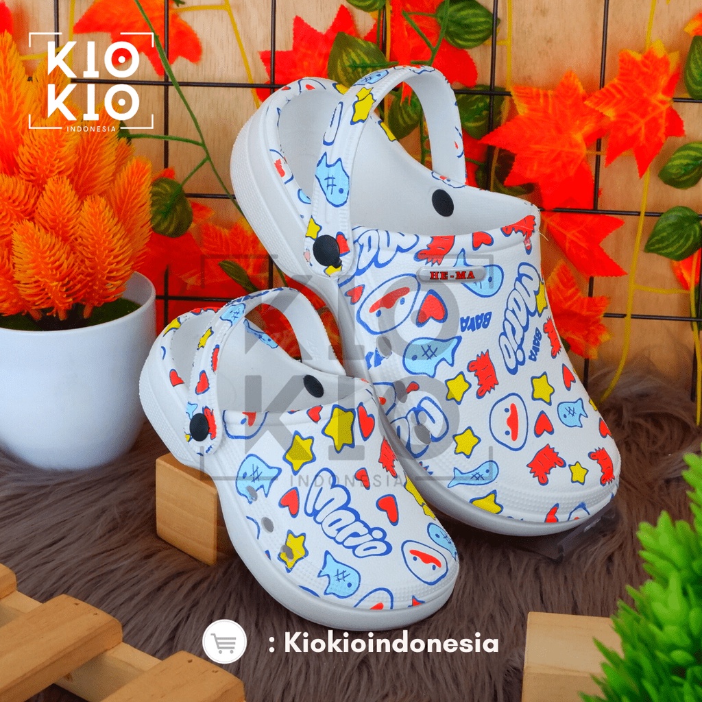 Sandal Kodok kids Couple Ibu dan Anak / Sandal Baim Motif BTS &amp; DUCK Lucu dan Imut size 19 s/d 40