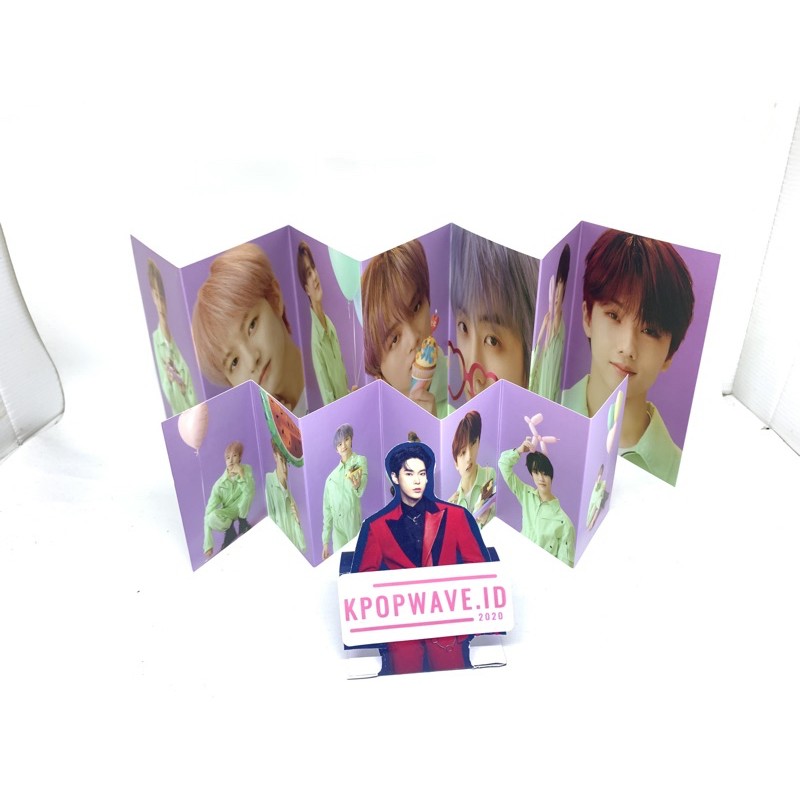 PC PHOTOCARD BENEFIT WAYV INTERPARK SEASON GREETINGS 2021 NCT DREAM 127 WAYV ACCORDION PHOTOCARD