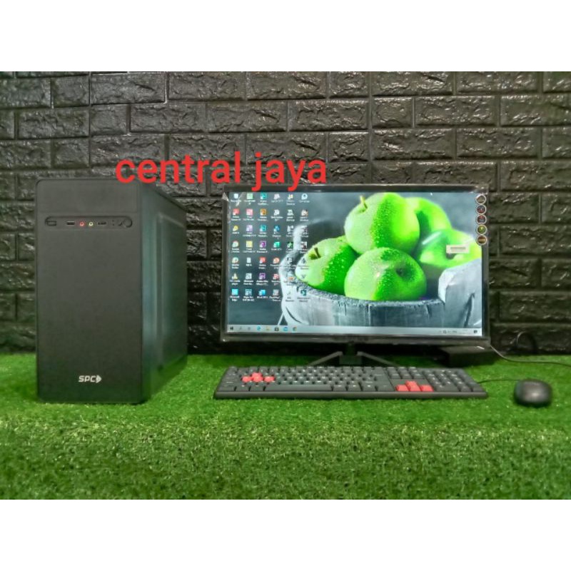 PC Gaming Fullset Core i3 3220 | HDD SSD | GTX 750 TI 4GB | Monitor 19 - 24 Inch Garansi 1 Tahun