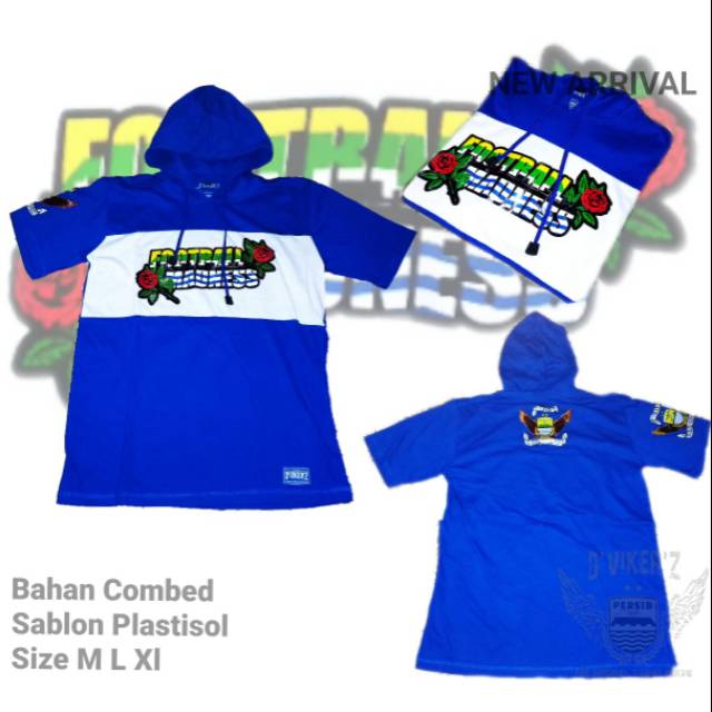 Kaos Hoodie casual Persib football madness murah pria wanita