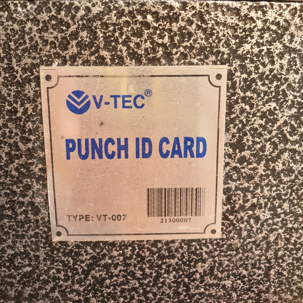 Plong ID Card - PVC Card Cutter Standard - V-Tec Punch ID Card VT-807