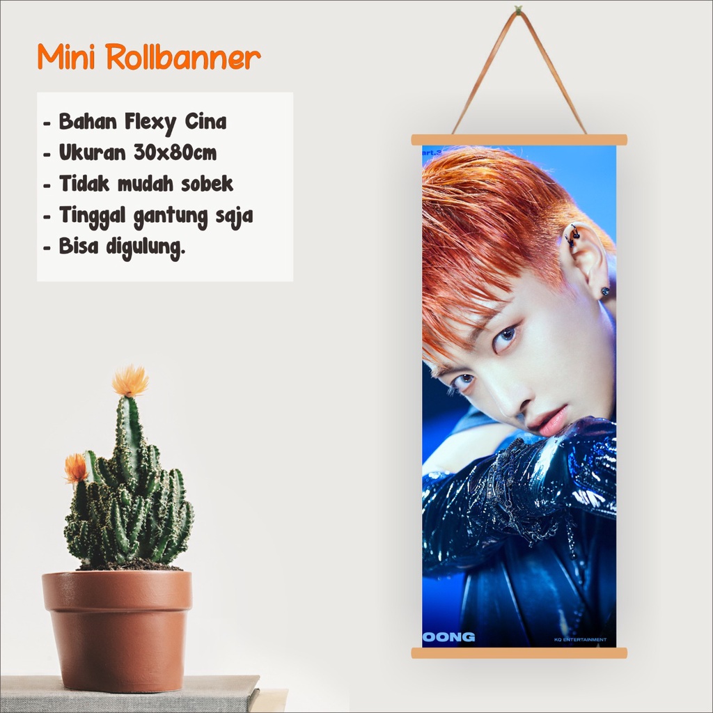 MINI ROLL BANNER ATEEZ HONGJOONG