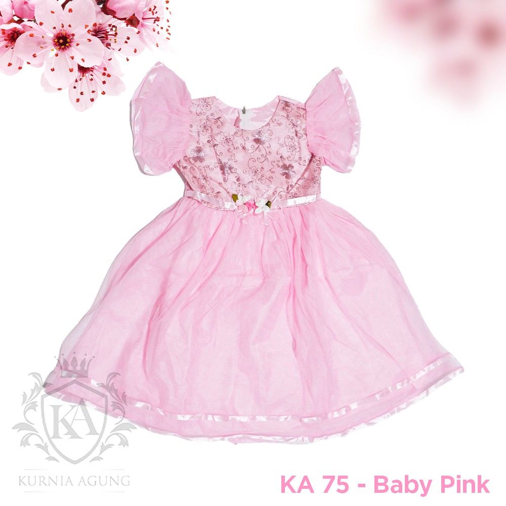 Dress Anak Perempuan 2 Tahun sampai 12 Tahun Gaun Ulang Tahun Anak Import Korea KA75