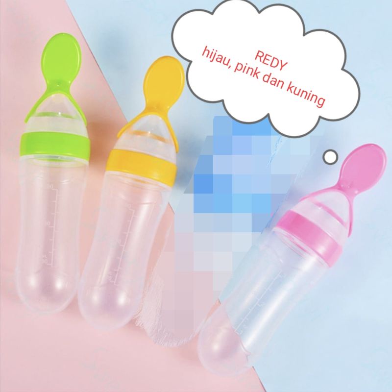 botol dot silicone / sendok bayi / baby food bottle