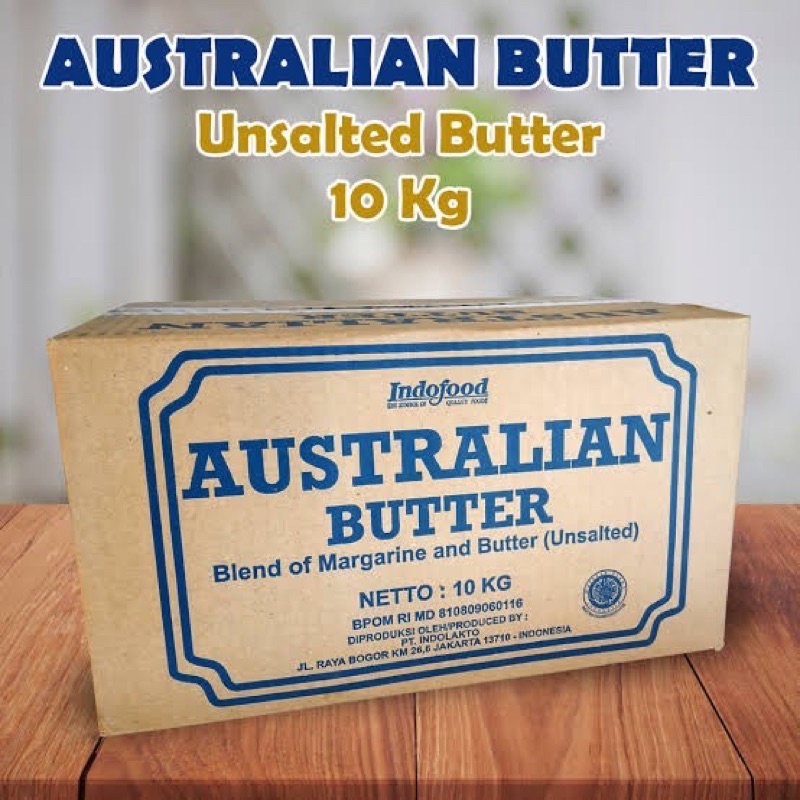 

AUSTRALIAN BUTTER UNSALTED 10 KG