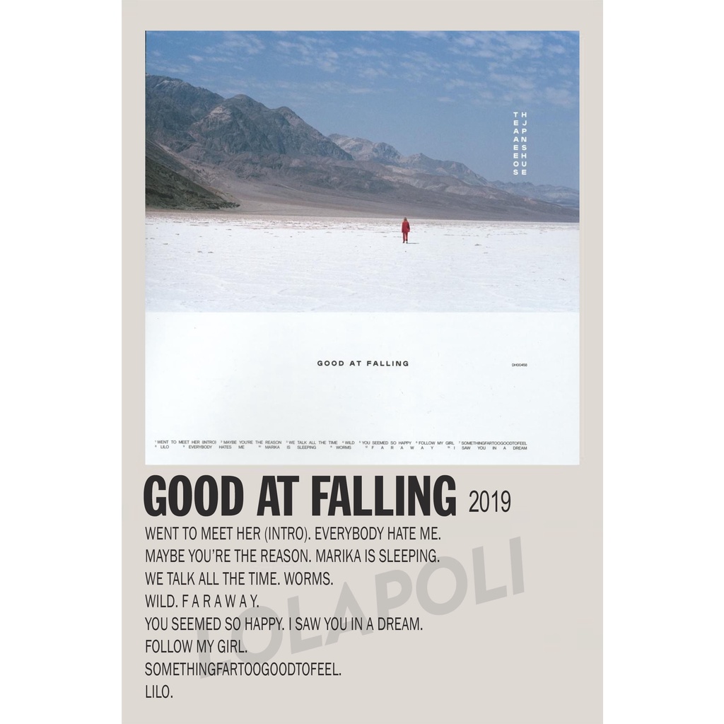 Poster Cover Album Good at Falling - The Japanese House