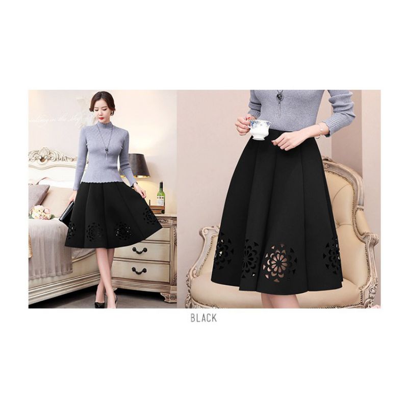 rok  cutting laser matahari s m l xl bisa pakai baby angel korea