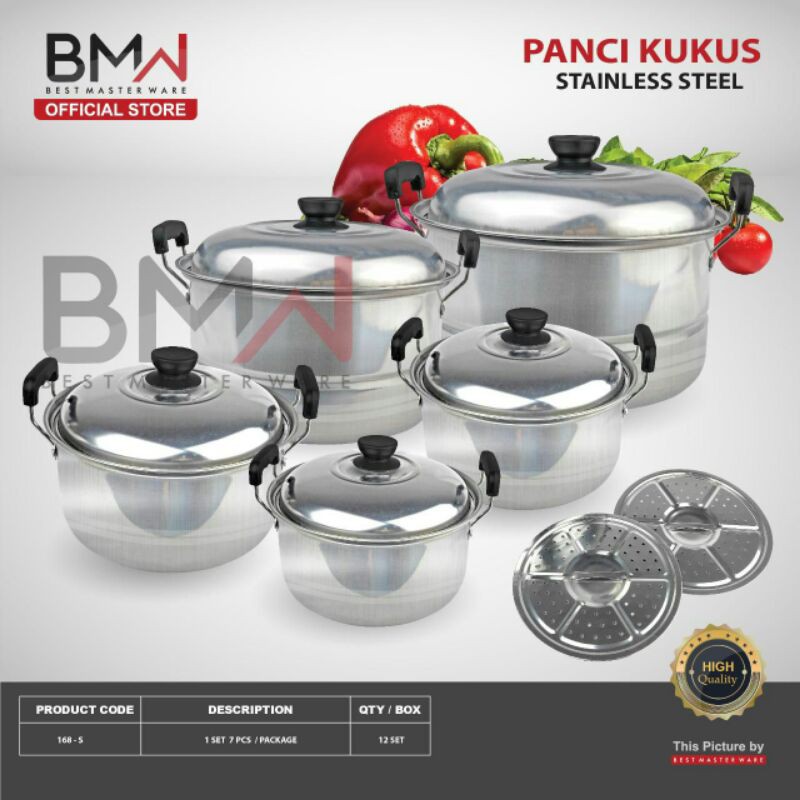 Panci set Steamer BMW