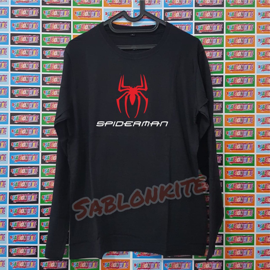 MURAH !!! KAOS SABLON SPIDERMAN2 BAHAN KAOS COTTON COMBED 30S