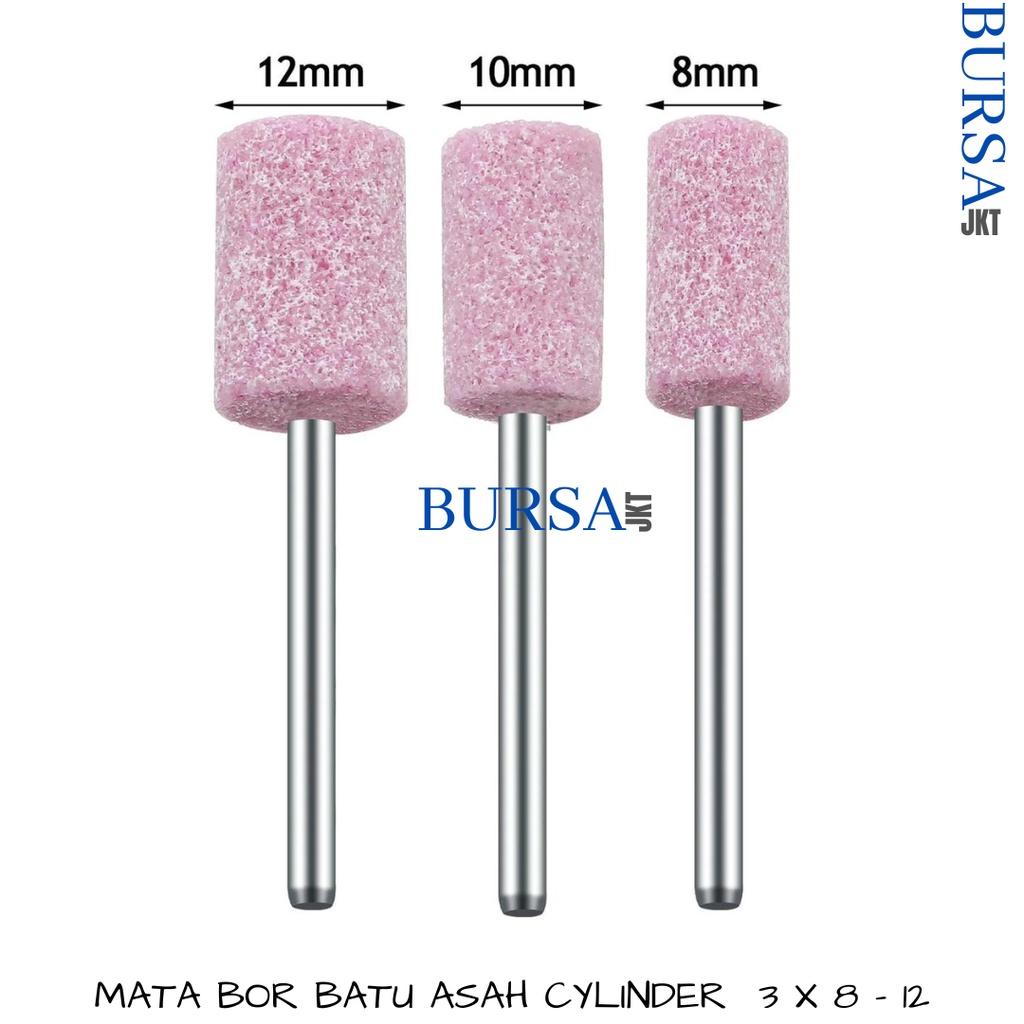 MATA BOR SHANK ABRASIVE POLISHING ROTARY MINI UNTUK KIKIR KUKU MODEL PELURU &amp; CYLINDER