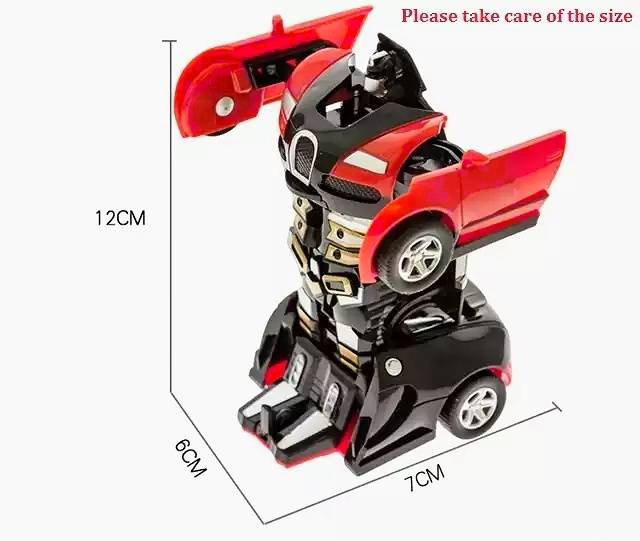 Mainan mobil bisa berubah transformer tanpa baterai dan remote, tahan banting