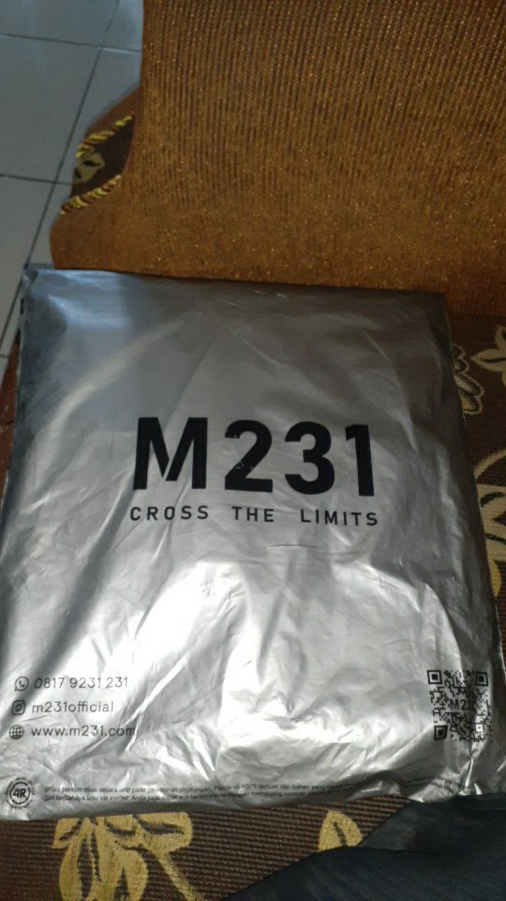 M231 Kemeja Pria Batik Panjang Coklat 1726a