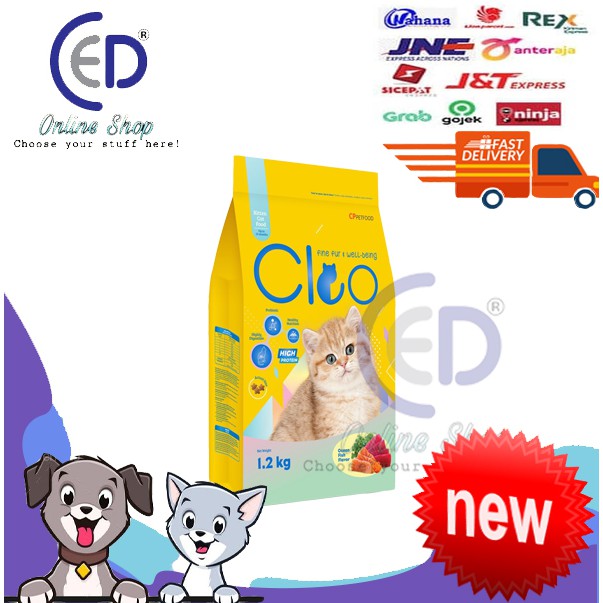 MAKANAN KUCING CLEO KITTEN OCEAN FISH 1.2KG