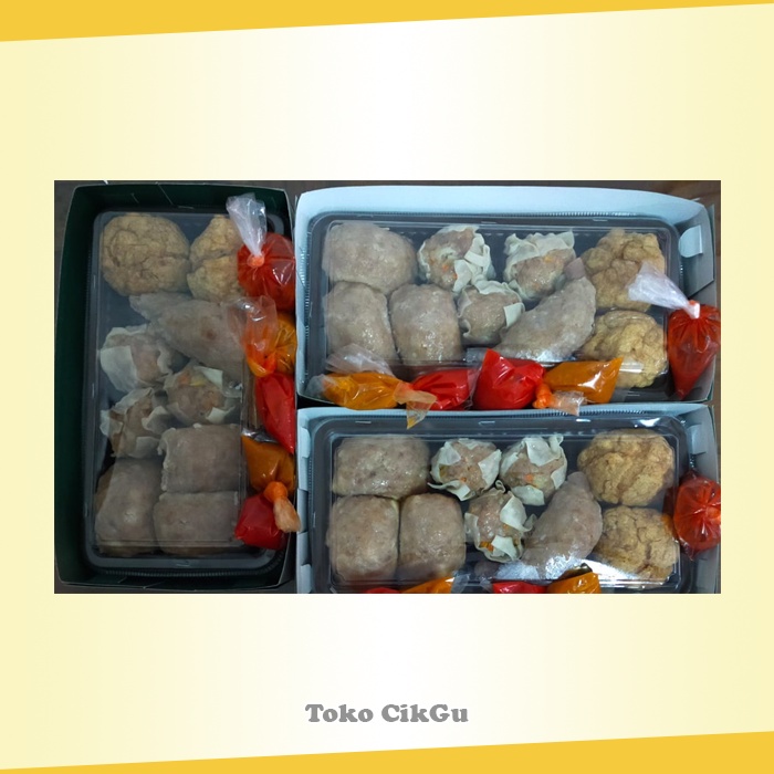 

Hampers Pork Parcel Isi Tahu, Siomay, Usus, Bakwan Goreng Babi