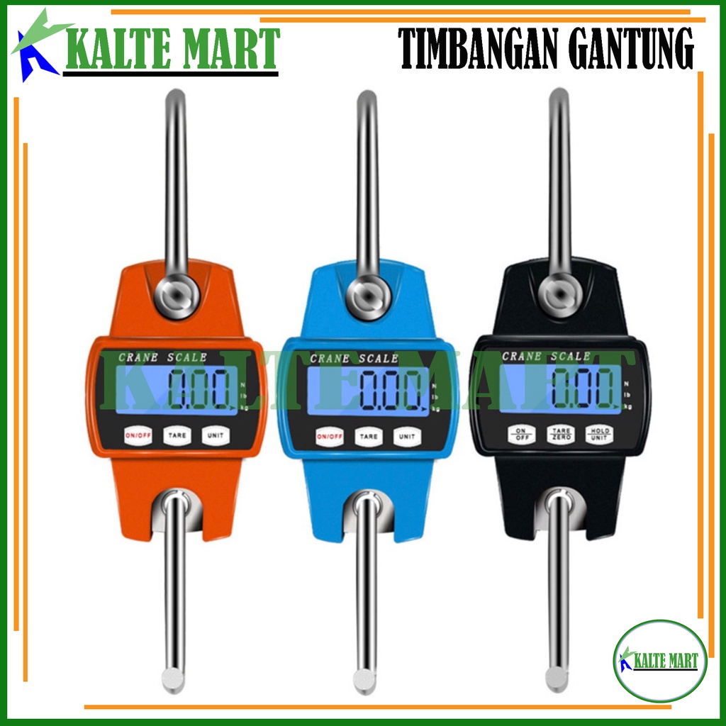 Timbangan Gantung Digital 300kg Crane Scale 300kg Timbangan 300kg Hanging Scale 300kg Timbangan ayam, Timbangan Ikan, Timbangan Perternkan, Timbangan gantung
