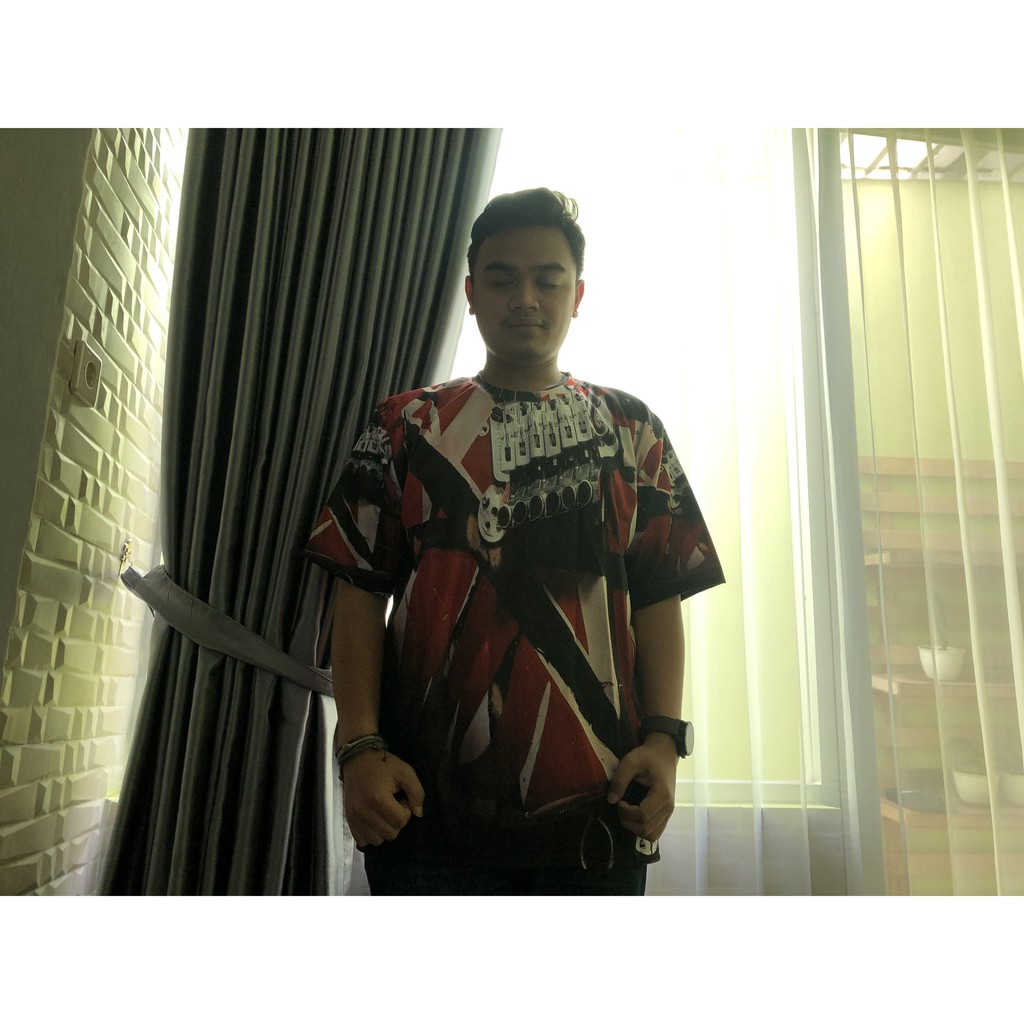 Kaos Eddie Van Halen Tshirt Fullprint