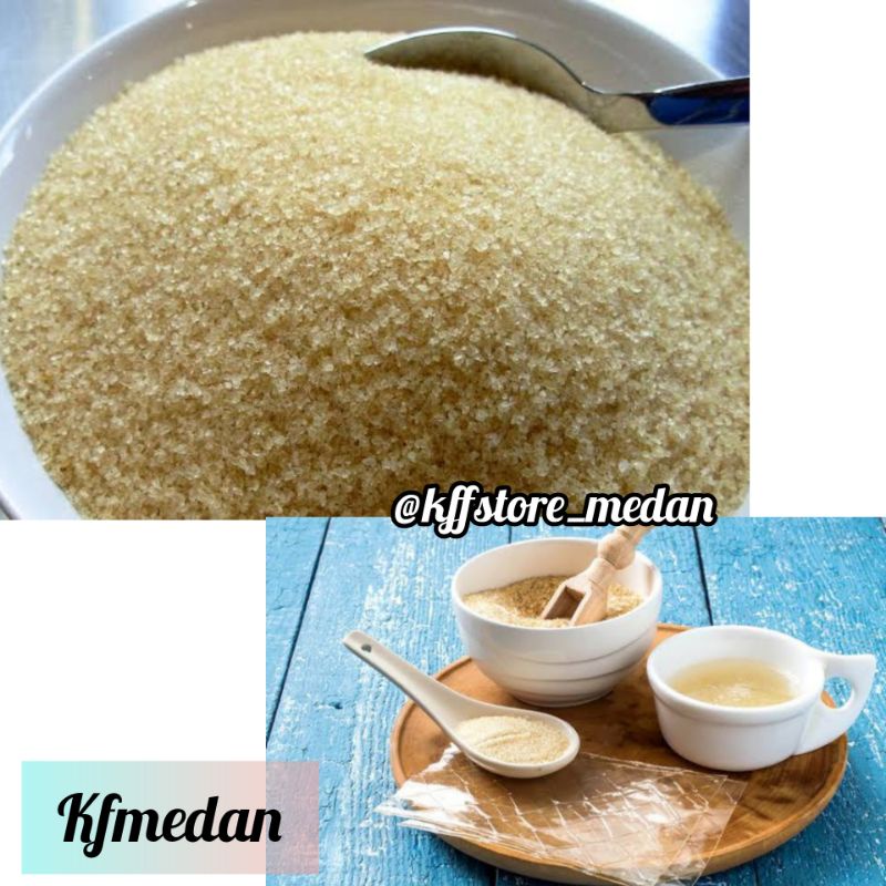 

Gelatine Bubuk / Gelatin Bubuk Halal (Per 25gr)