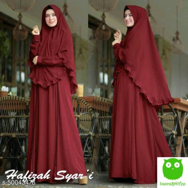 Pakaian muslimah wanita Hafizah syar i