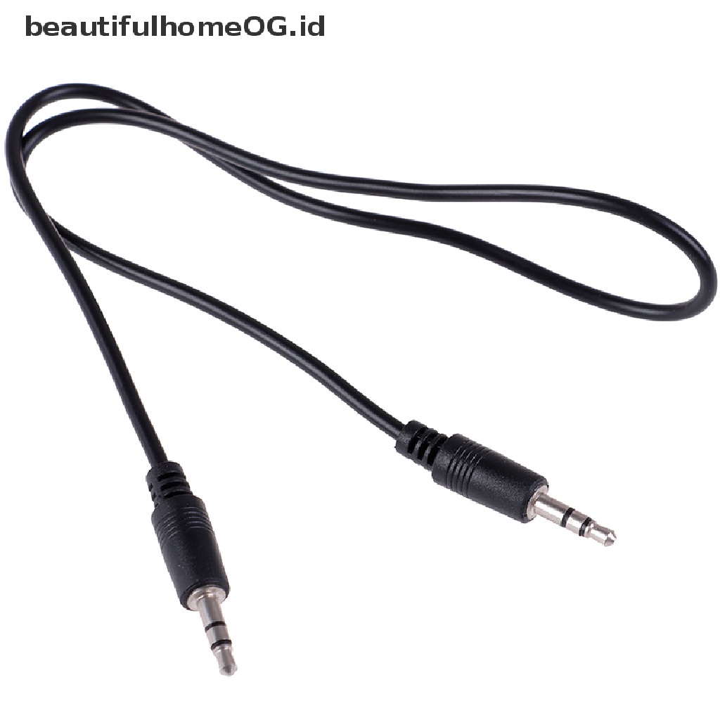 1pc Kabel Jack Audio Stereo 3.5mm Male To Male Panjang 1m