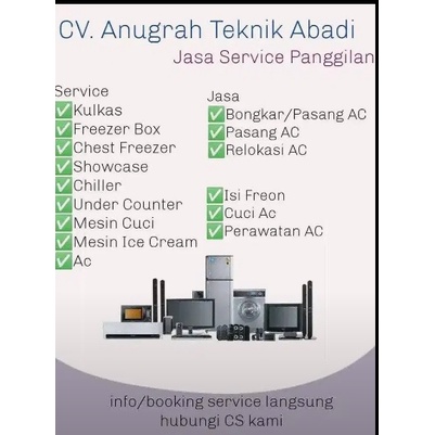 Jual Service Modul Kulkas Chiller Dispenser Showcase Freezer Box Rak