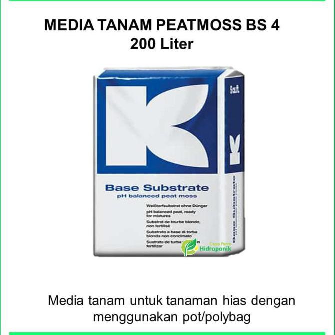 Terlaris 1 Bal (200 L) Media Tanam Peatmoss Bs 4 Sphagnum Klasmann Store_Gaga