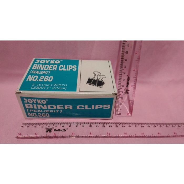 

Trendi Binder Clips No 260 Penjepit Kertas Klip 1Pack = 12Pcs Ready Bagus Berkualitas