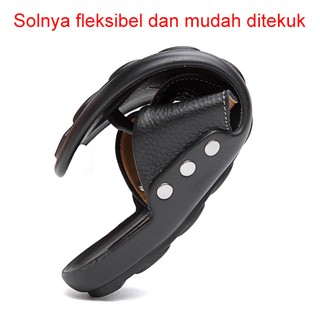  Sandal  Jepit  Pria  Kasual Keren  Kulit Sandal  Pria  Santai 