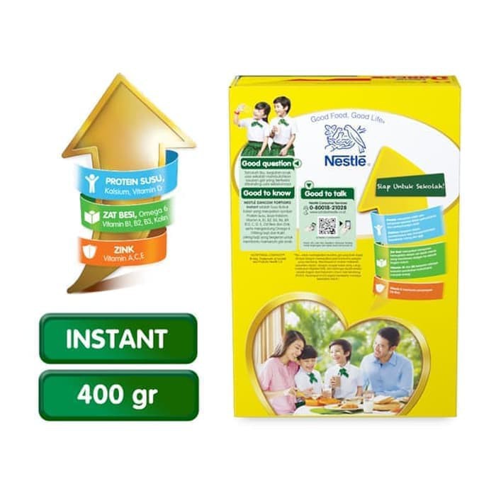 Dancow Instant Enriched Fortigro Bib 400Gr