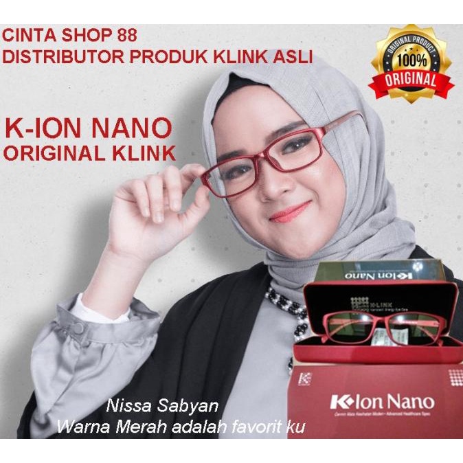 TERLARIS KACA MATA KESEHATAN K ION NANO KION NANO ORIGINAL KLINK 100%