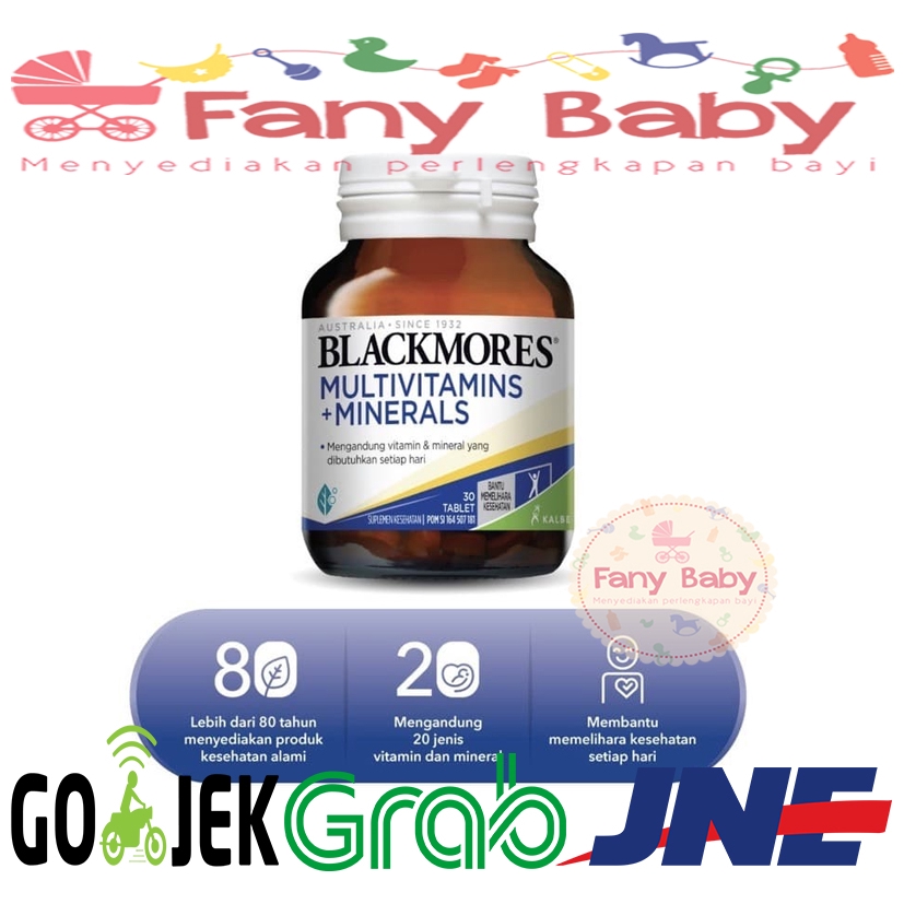 BLACKMORES MULTIVITAMIN + MINERALS 30 TABLET