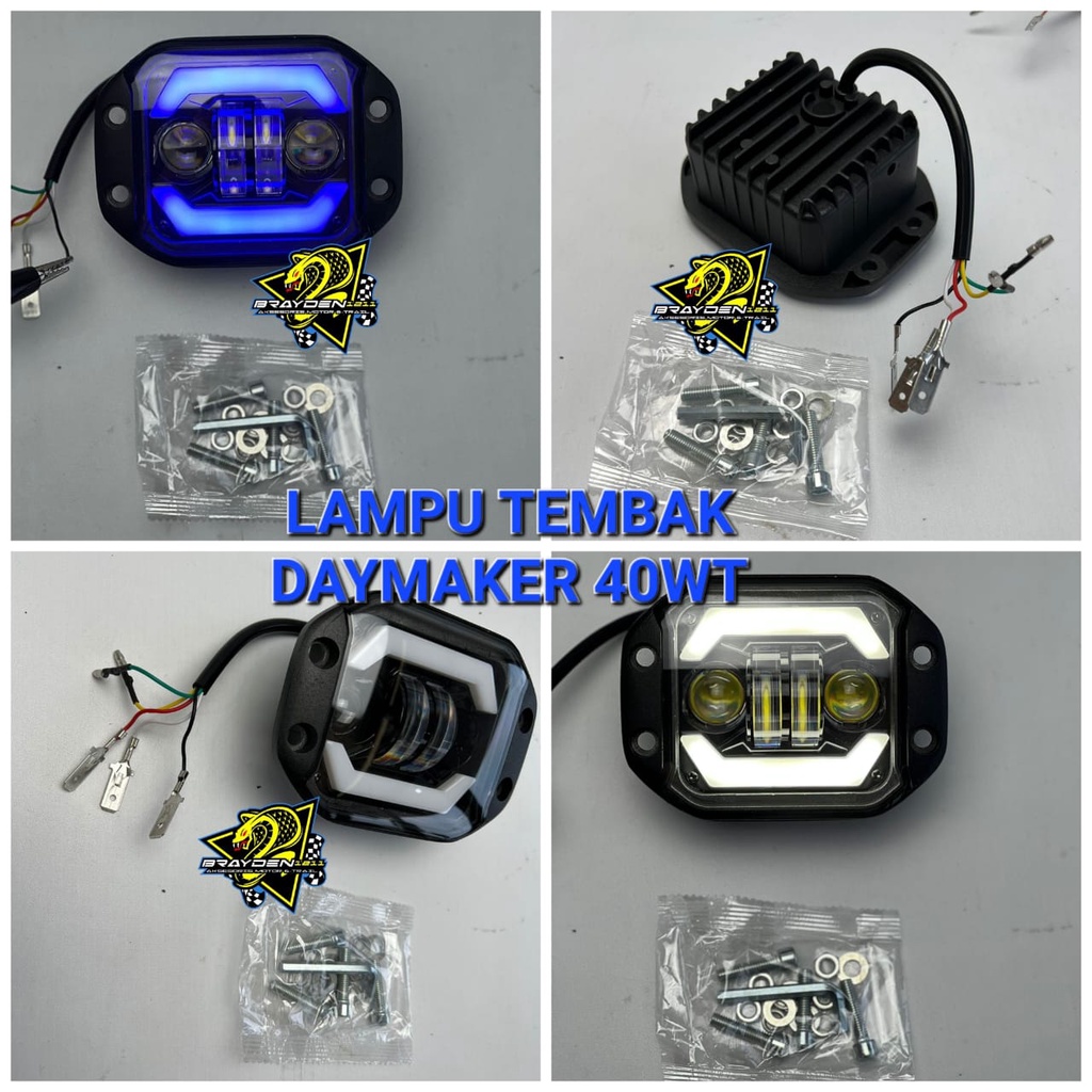 Lampu Depan Daymaker Reflektor KLX KTM CRF dtracker wr155 gtx trail LAMPU DAYMAKER CRF KLX WR155