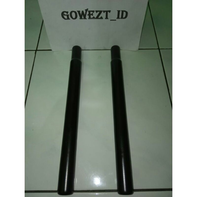 Tiang Sadel / Seatpost Sepeda Mini Hitam 25.4 x 200mm 300mm | High Quality