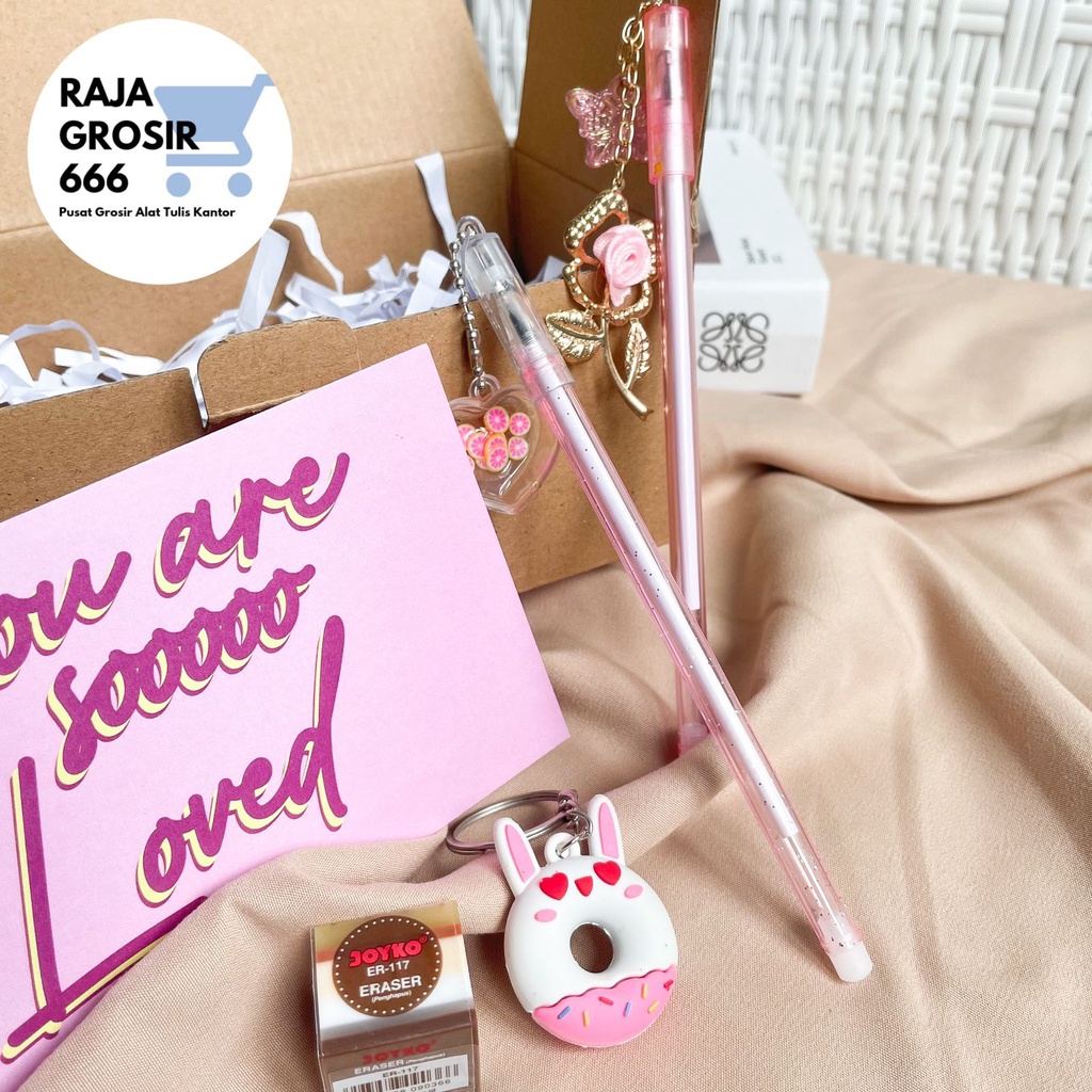 

Hampers valentine Alat Tulis Statinonery Size ekonomis hadiah ulang tahun hari kasih sayang Gift for Valentine COD
